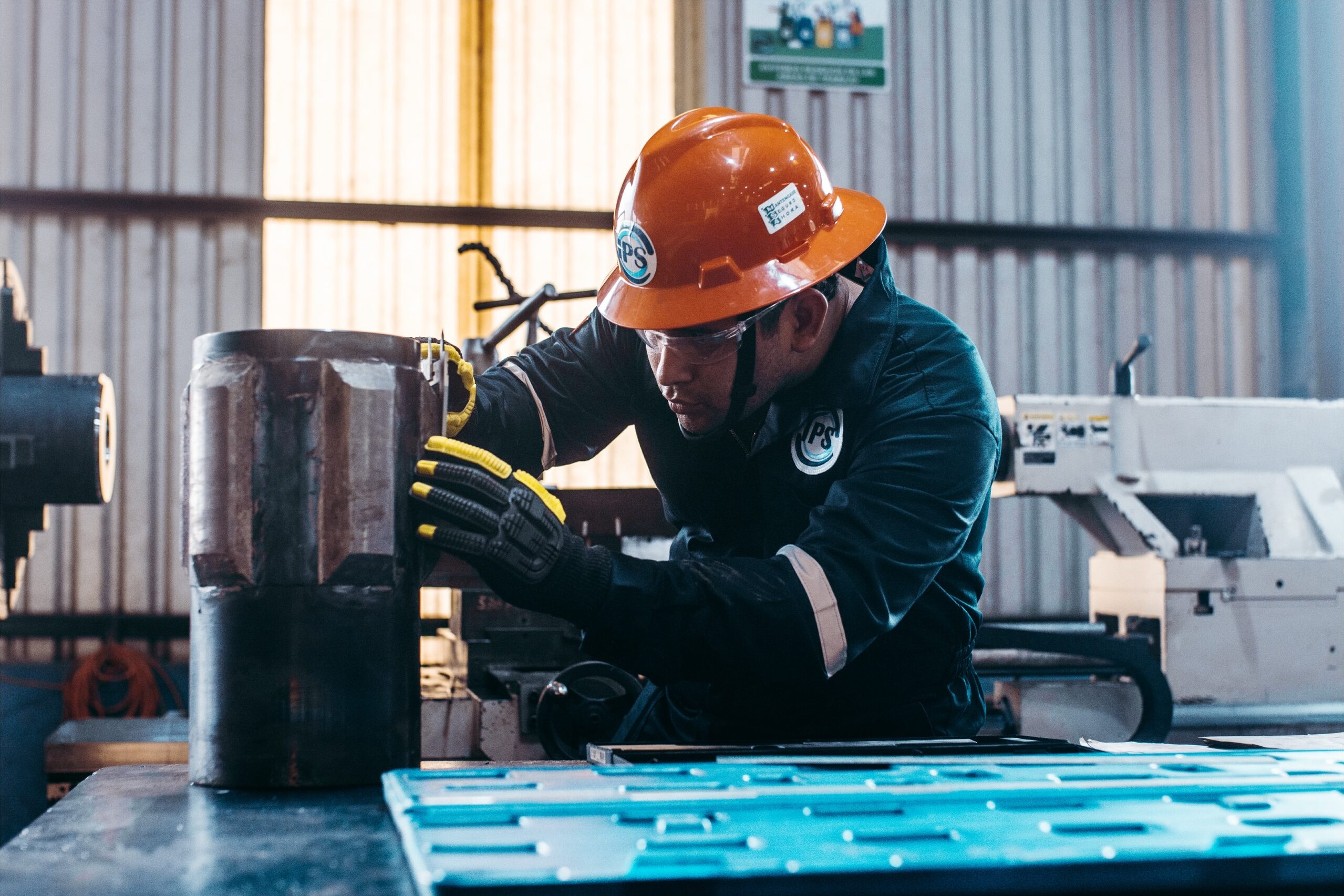 Technician preparing a string reamer